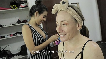 Behind the scenes. DANNA ROSE, VALERY WATSON, IVANNA JAMES +pissing. LTP052