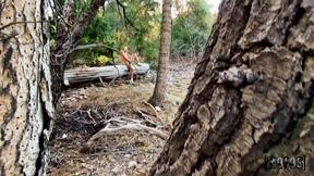 ”MOFOS Kinky Molly Pills masturbates & gets fucked outdoors”