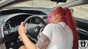 Desperate Woman in Trouble with Her Car Female Desperation
