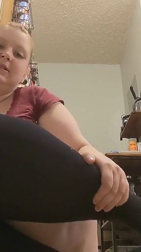 My Beta Foot Cuck Teased with Covered Feet