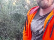 Thick Muscle Bear and Cub Son Wank in the Australian Bush