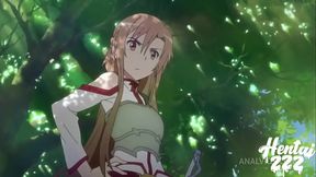 SAO - Asuna Yuuki Double Penetration Hentai