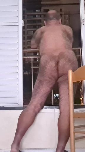 Looking Outside From My Balcony, Completely Naked, Waiting to Get Caught - and It's Such a Huge Turn-on!