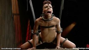 ”Tight bound black slave booty screwed”