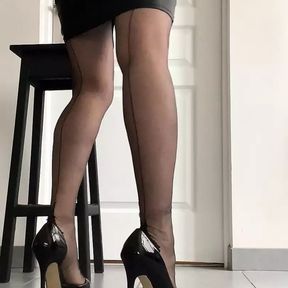 stockings and heels