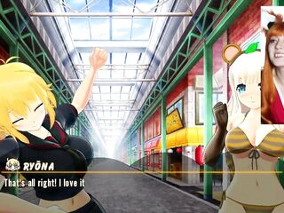 OmankoVivi Bop's Manga Tiddies ♡ Senran Kagura Peach Ball Movie scene 1 Cosplay