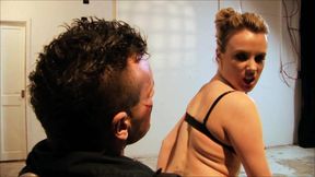 syren sexton wears lingerie while fucking