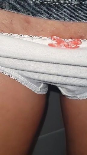 Cumming in My White Cheap Panties and Pull Them up - Nicky Mist 4K