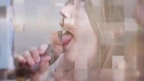 Office Secretary Victoria Greene Sucks Anonymous Cock At The Milking Table