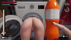 Complete Gameplay - Stepmom Got Stuck In The Washing Machine