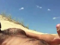 Greek Beach Jerk - Big Cock Hunk Outdoor Adventure