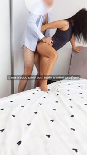 picked up a random guy from the party and had my first anal