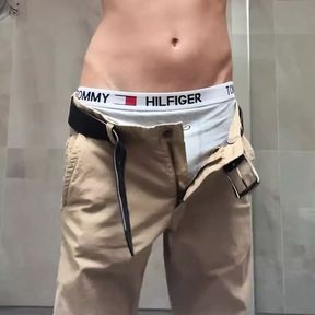 Twink being naughty at work