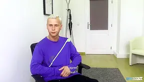 Blonde Twink Bent Over Desk Takes Rough Unprotected Ride – GayPorn69