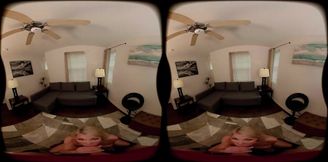 Stepmom Madison Blaze makes her stepson's cock rock hard while she pleasures herself in VR