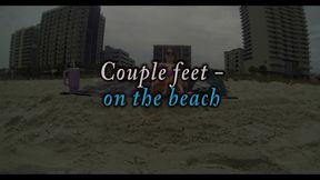 Couple feet- on the beach