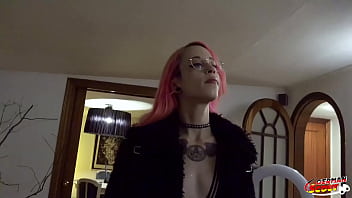 GERMAN SCOUT - CRAZY PINK HAIR LATINA GIRL LILYAN GET EYE ROLLING ORGASM AT PICKUP SEX