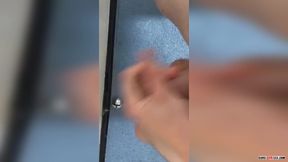 Gym Twink in the Rest Room