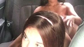 I fuck my best friend in the uber on the way to college