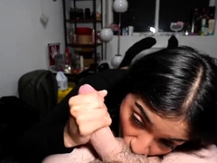 Indian teen hot blowjob