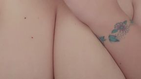 Curvy Indian massages her tits just for you