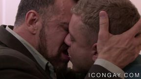 Mature stepdad Max Sargent ass bangs young gay stepson