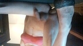 sexy Christina bendz riding big dildo