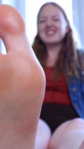Sniff and Lick My Sweaty Bare Soles POV