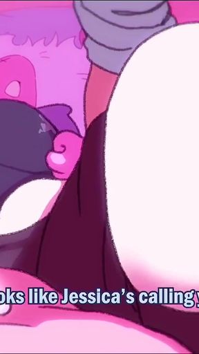 My friend fucks me and my lesbian girlfriend calls me during sex   Clip 1