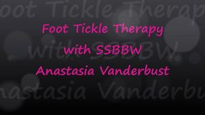 Foot Tickle Therapy with SSBBW Anastasia Vanderbust - mp4