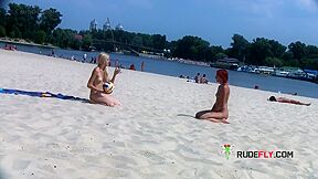 Adorable Nudist Sunbathes Nude