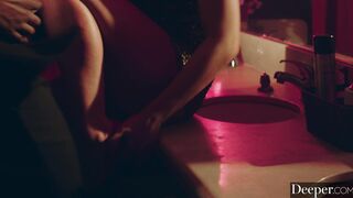 Deeper. Party girl Avery has intense public sex with Isiah