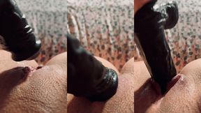 tu a envie de voir comme je me fais du bien avec mon gros gode pour un abonne...