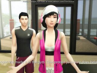 Banging My Girlfriend At The Gym During the time that Everybody Watches - sims 4 - CG Anime