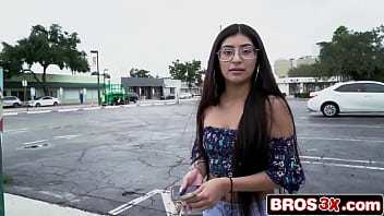 Brace-Faced Latina Teen Fucked by a Stranger for Fake Cash