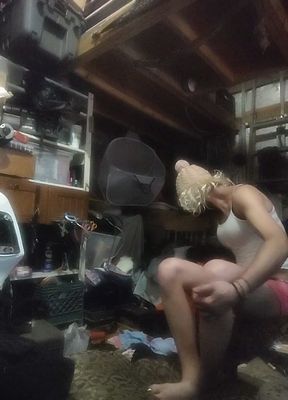 Ultra-Spicy Crossdresser Try-On - Couch Hump Strip &amp; Stroke