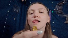 Giantess Plays with Tiny Like a Toy