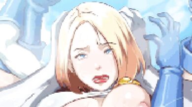 Uncensored blonde anime blowjob cartoon sex with huge cumshot