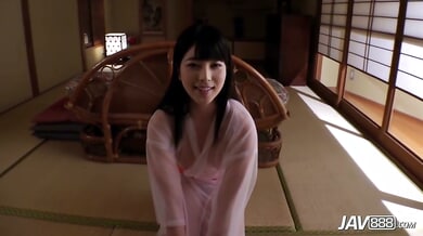 Ai Uehara enjoys deep oral and creampie in a traditional Japanese room