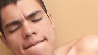 Bareback Latinos Eduardo and Sebastian suck toes before sex