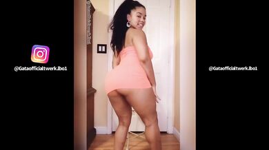 Gata Official Twerk Compilation #12 Slow Grinding Twerk Latina Thong Sexy Mini Dress
