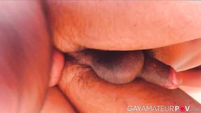 ”Hardcore foursome booty drilling & shaft stroking by hotties Rikk York & Nick M”