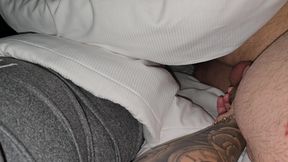 Step mom handjob injured step son dick after surgery