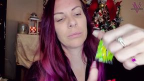 Vickys mouth with pop rocks ASMR- 4K