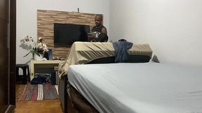 home orgy: slim twink + passive buddy double-teamed by buff short top & hung mulatto 12 01