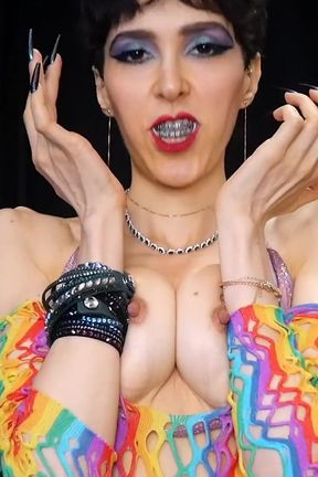 Small Tits and Long Nails to Mesmerize Your Mind