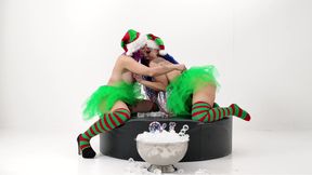 Ice Play with Naughty Elfs