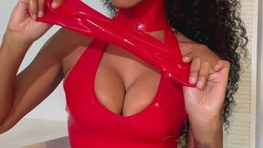 Red Latex Glove-Worship.
