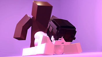 Helen&#039_s sex room with BBC | Minecraft porn animation
