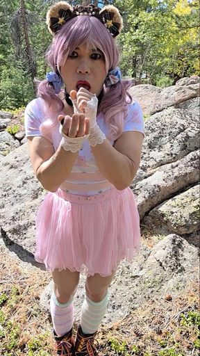 Little Tranny Showoff